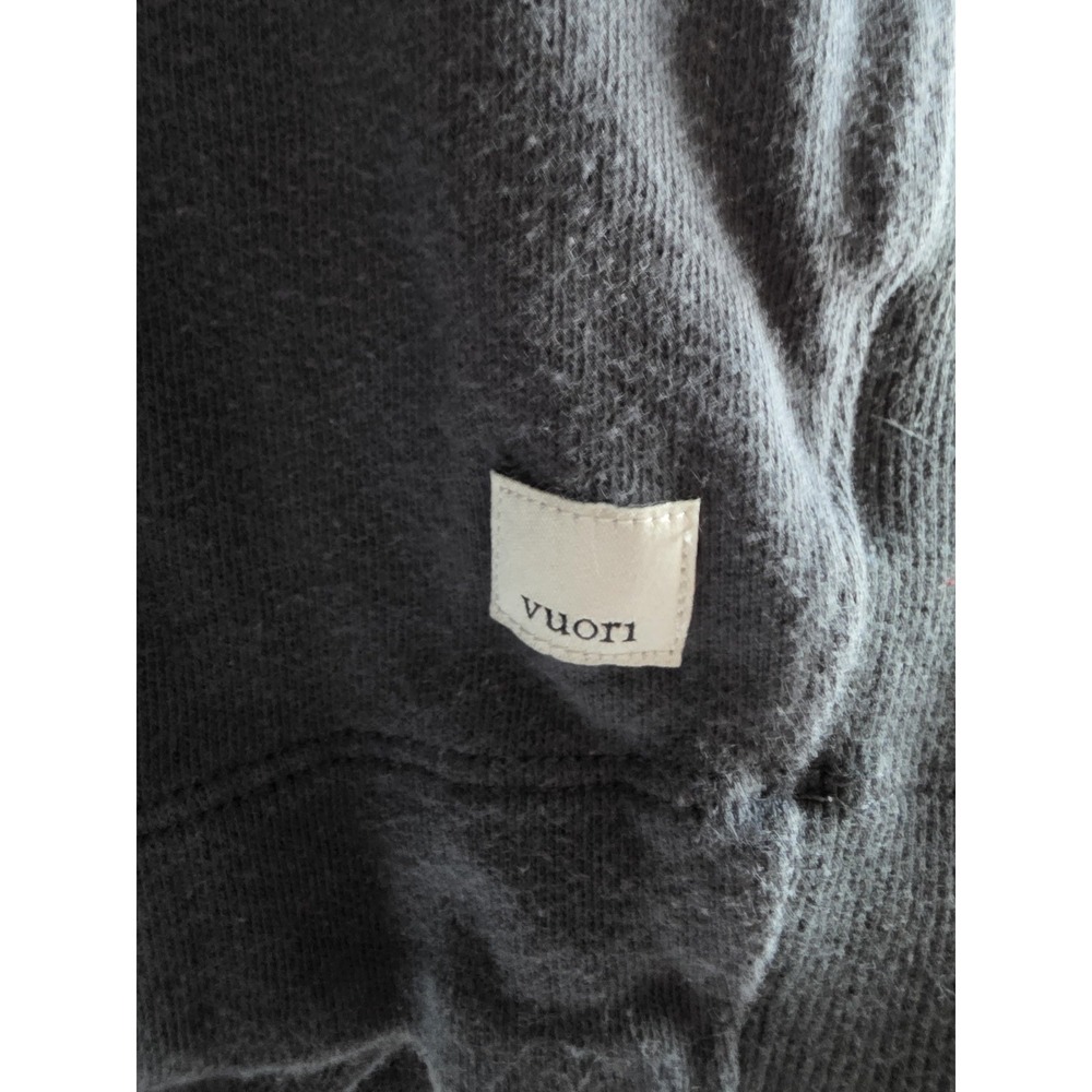 Vuori Women's Hoodie S Grey Solid Long Sleeve Pullover Sweatshirt Athleisure - Picture 2 of 5